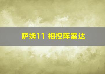 萨姆11 相控阵雷达